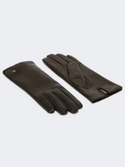 Nappa leather gloves - BLACK