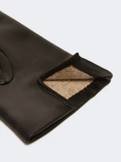Nappa leather gloves - BLACK