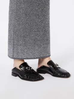 Nappa leather moccasins - BLACK
