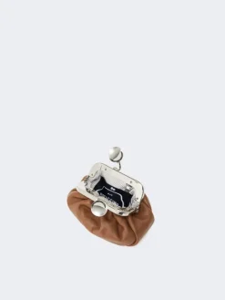 Nappa sheepskin Nano Pasticcino Bag - TOBACCO