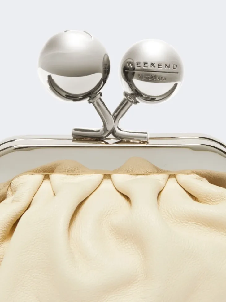 Nappa sheepskin Nano Pasticcino Bag - IVORY