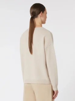Oversized wool and cashmere sweater - ALBINO