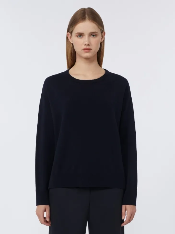Oversized wool sweater - ULTRAMARINE