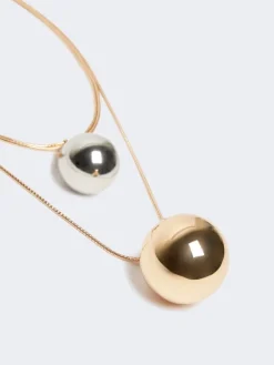 Pasticcino Bag metal necklace - GOLD