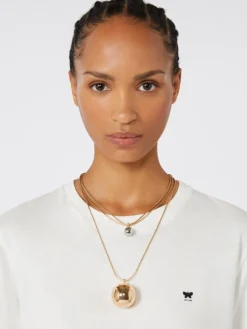 Pasticcino Bag metal necklace - GOLD