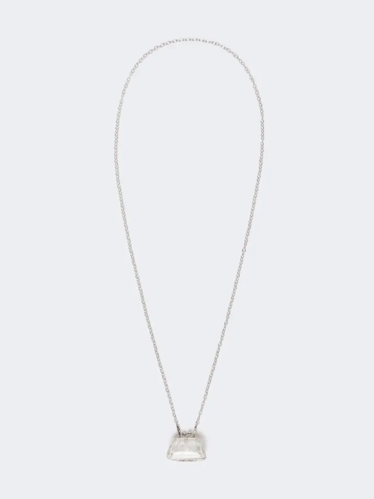 Pasticcino Bag-pendant necklace - TRANSPARENT