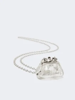 Pasticcino Bag-pendant necklace - TRANSPARENT