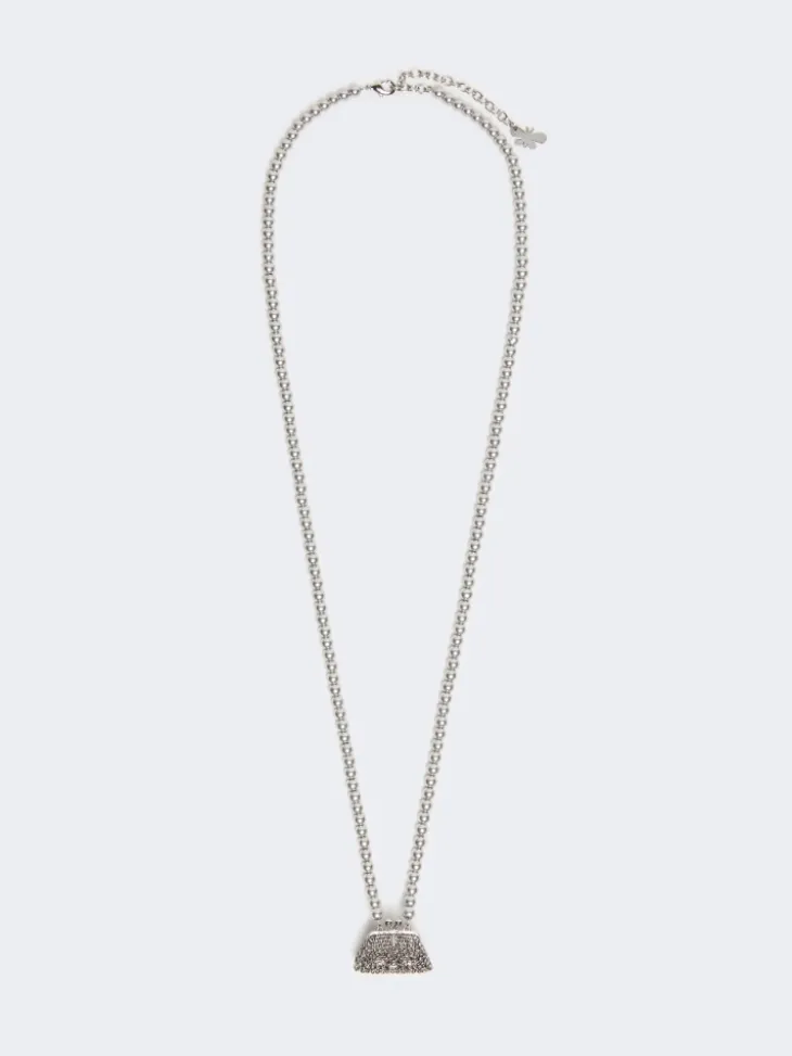 Pasticcino Bag-pendant necklace - BLACK