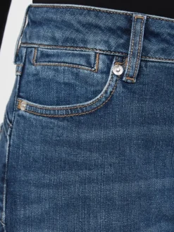 Perfect-fit low-rise mini flare trousers - ULTRAMARINE