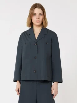 Poplin Saharan shirt - ULTRAMARINE