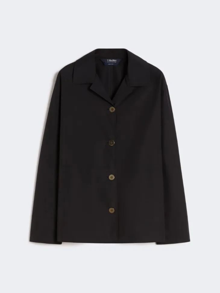 Poplin shirt - BLACK