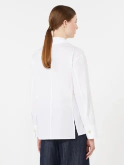 Poplin shirt - WHITE
