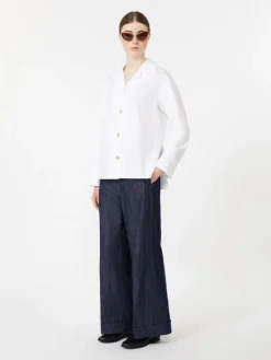 Poplin shirt - WHITE