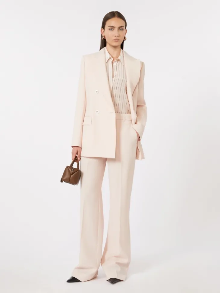 Printed crepe de chine shirt - PINK