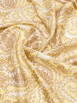 Printed silk foulard - GREEN