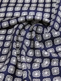 Printed silk foulard - MUD