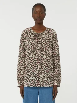Printed silk shirt - PINK