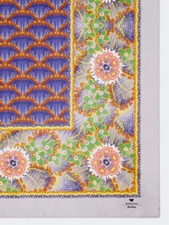 Printed silk twill foulard - LILAC