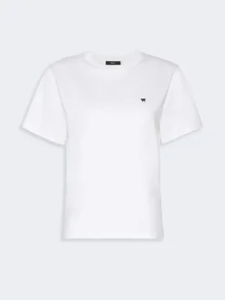 Pure cotton jersey T-shirt - WHITE
