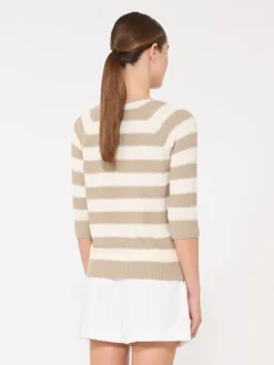 Pure cotton sweater - OPTICAL WHITE