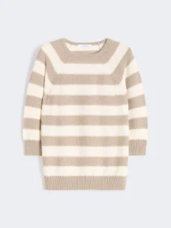 Pure cotton sweater - OPTICAL WHITE