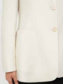 Pure linen blazer - BEIGE