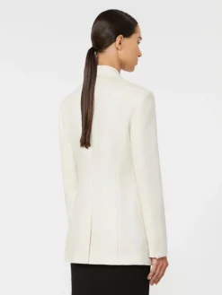 Pure linen blazer - BEIGE