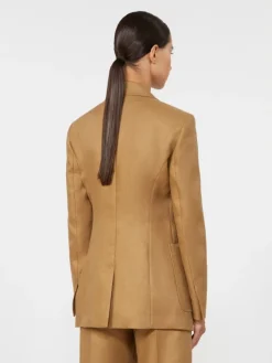 Pure linen blazer - SAND