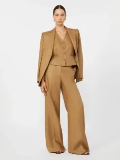 Pure linen blazer - SAND