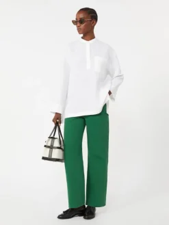 Pure linen shirt - OPTICAL WHITE