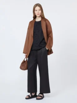Ramie canvas jacket - CLAY