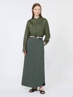 Ramie canvas shirt - KAKI