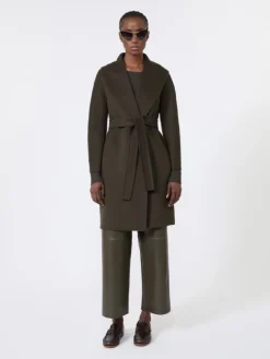 Ribbed woollen yarn jumper - KAKI