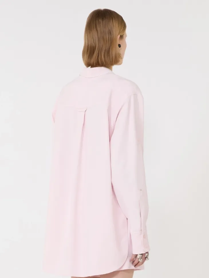 Satin overshirt - PINK