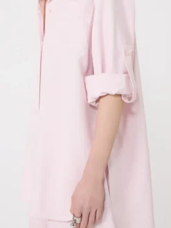 Satin overshirt - PINK