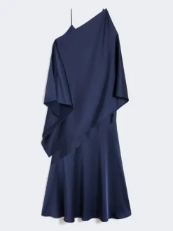 Satin slip dress - ULTRAMARINE