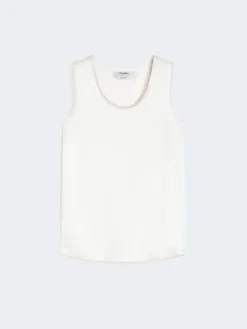Satin top - IVORY