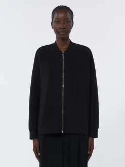Scuba jersey jacket - BLACK