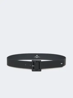 Shiny Nappa leather belt - ULTRAMARINE