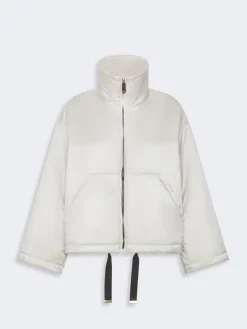 Short padded jacket in water-repellent fabric - ICE