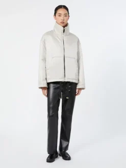 Short padded jacket in water-repellent fabric - ICE