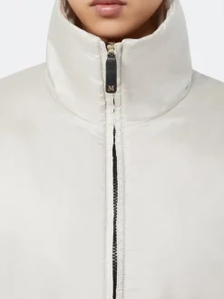 Short padded jacket in water-repellent fabric - ICE