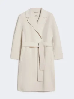 Short wool coat - IVORY