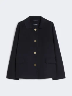 Short wool jacket - MIDNIGHTBLUE
