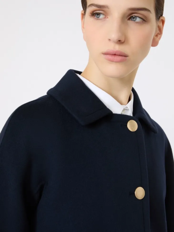 Short wool jacket - MIDNIGHTBLUE
