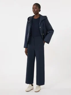 Silk and cotton jumper - NAVY