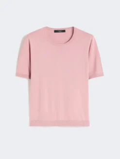Silk and cotton jumper - PINK