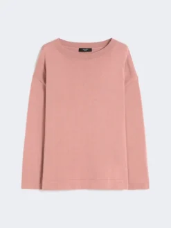 Silk and cotton yarn sweater - PINK