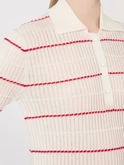 Silk and wool yarn jumper - WHITE