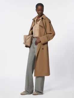 Silk canvas shirt - HAZELNUT BROWN